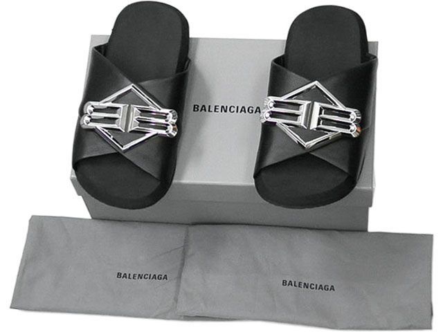 バレンシアガ BALENCIAGA　サンセットフラット　サンダル 中古・古着通販】BALENCIAGA (バレンシアガ) SUNSET FLAT MULE