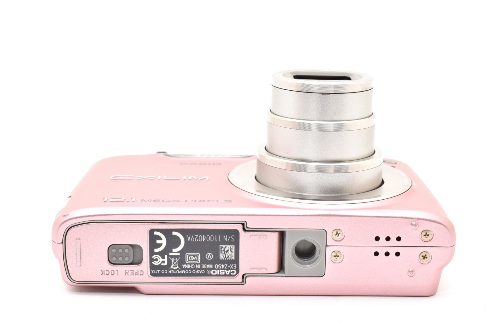 【完動品・転送特典無料あり】CASIO EXILIM EX-Z400 ピンク CASIO EXILIM ZOOM EX-Z400 Pink Digital Camera 12.1 MP 4x Optical