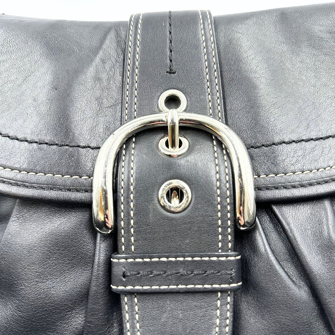 美品】Coach ソーホー ベルト レザー ワンショルダーバッグ - メルカリ