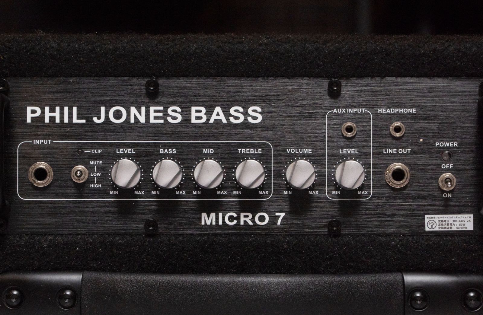 used】Phill Jones Bass (PJB) / Micro7 Walnut Limited Model【GIB 