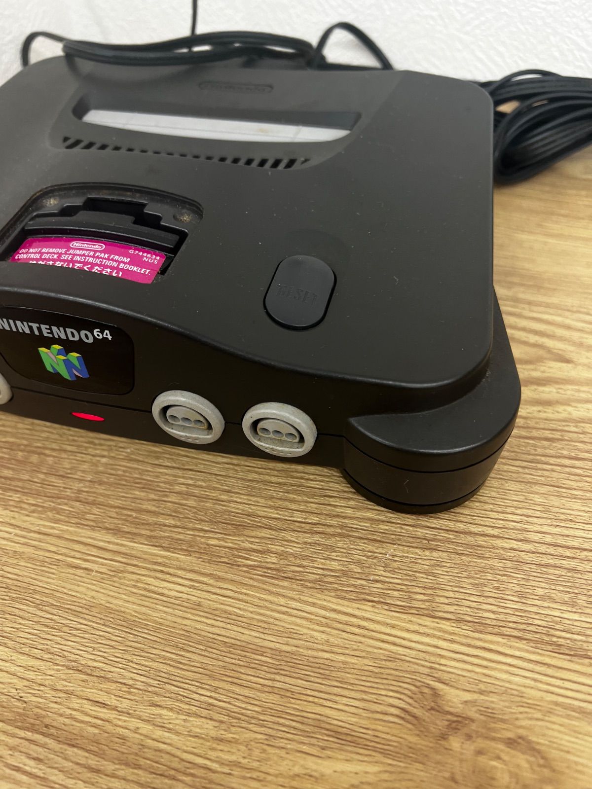 3 【通電確認済み・動作未確認】 NINTENDO64 ニンテンドウ64 本体
