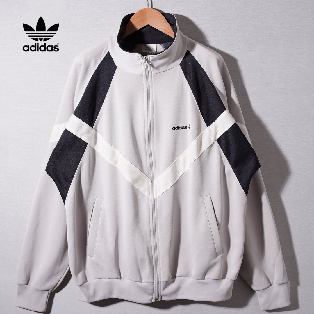 80s アディダス adidas ヴィンテージ トラックジャケット L 大きめ 90s