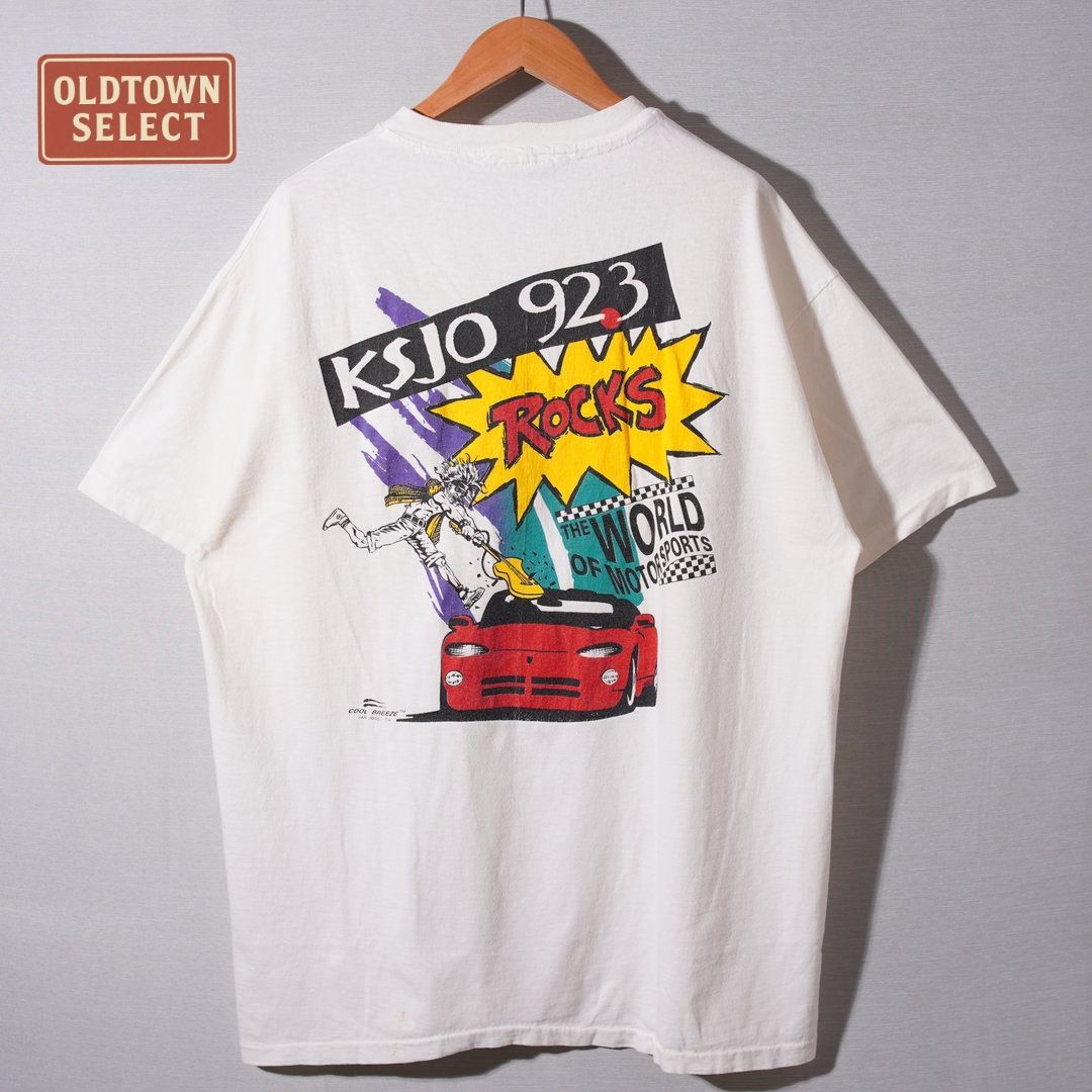 90s USA製 ヴィンテージ Tシャツ XL ホワイト Hanes ヘインズ KSJO 923