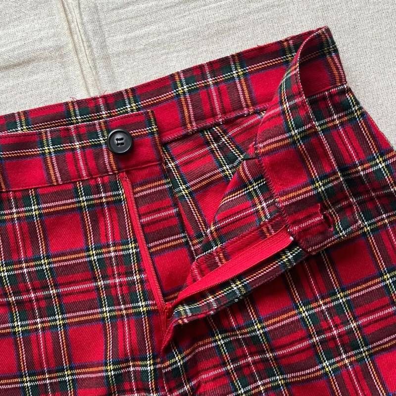 激レア 美品 GOLDEN YEARS ボンテージパンツ M タータンチェック USED】''TIGER OF LONDON'' TARTAN CHECK ZIP BONDAGE PANTS