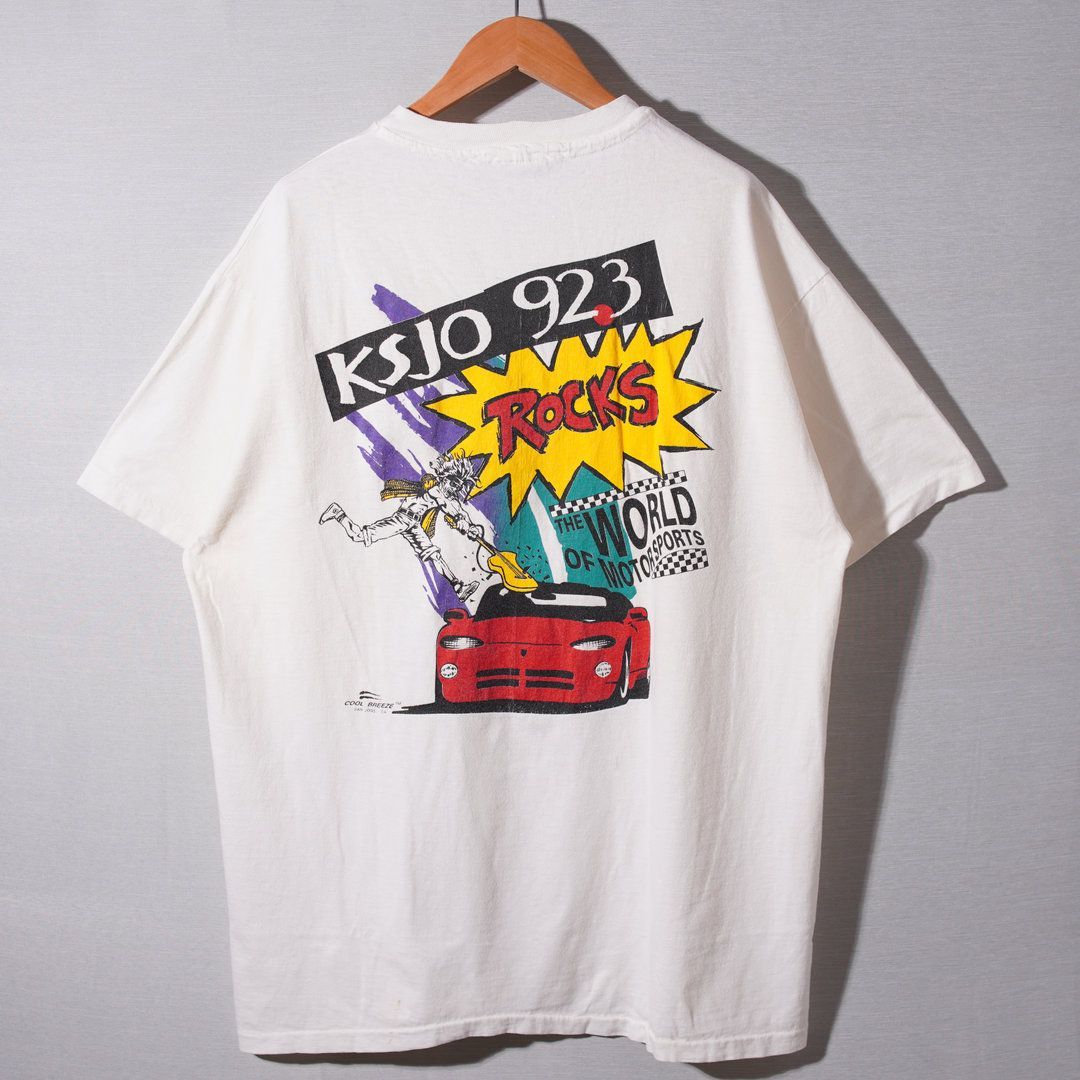 90s USA製 ヴィンテージ Tシャツ XL ホワイト Hanes ヘインズ KSJO 923