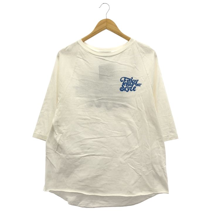 Americana (アメリカーナ) L'Appartement別注 Print Raglan T-Shirt 22070560104110 ホワイト FREE Americana (アメリカーナ) L'Appartement別注 Print Raglan T-Shirt