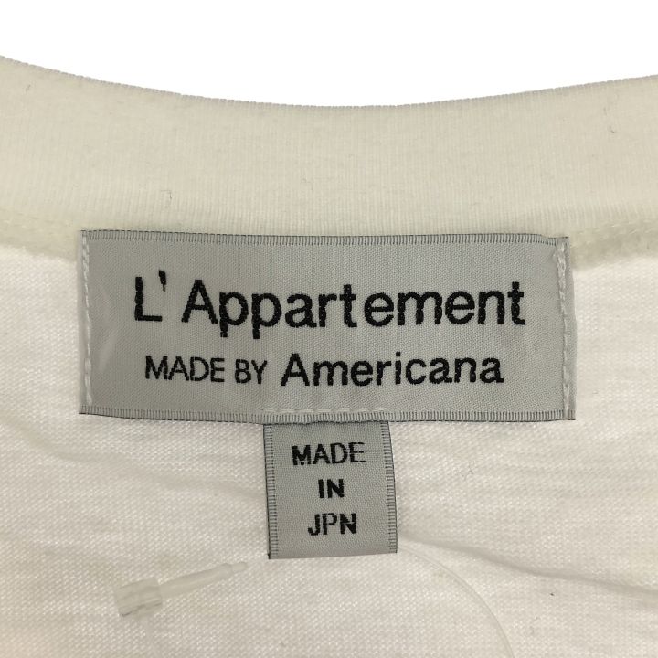 Americana (アメリカーナ) L'Appartement別注 Print Raglan T-Shirt 22070560104110 ホワイト FREE Americana (アメリカーナ) L'Appartement別注 Print Raglan T-Shirt