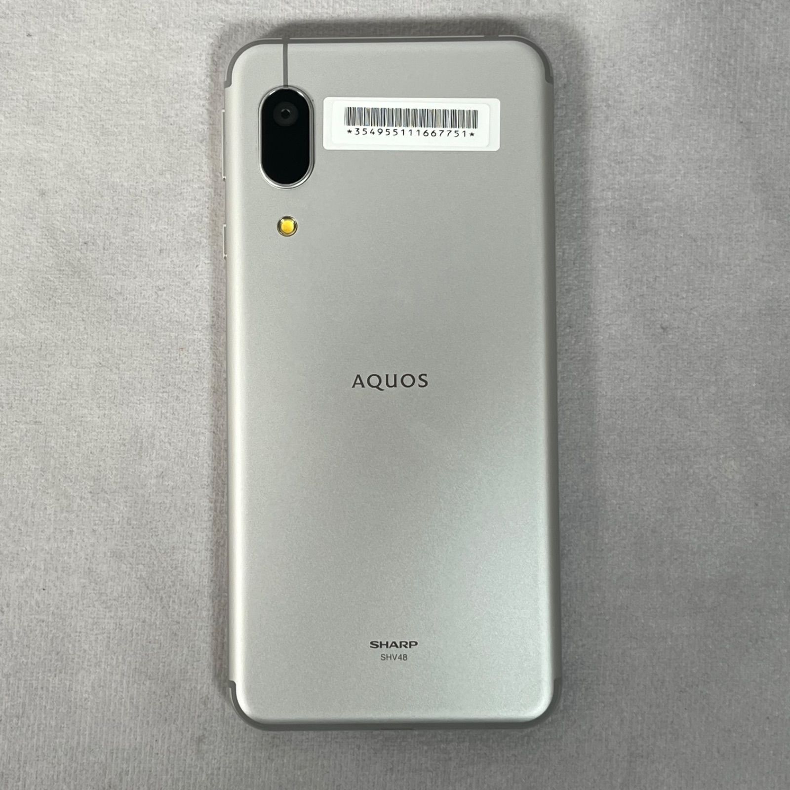 AQUOS SHV48スマートフォン 本体（電池良好）シルバー Amazon | シャープ(SHARP) au AQUOS sense3 basic SHV48 シルバー