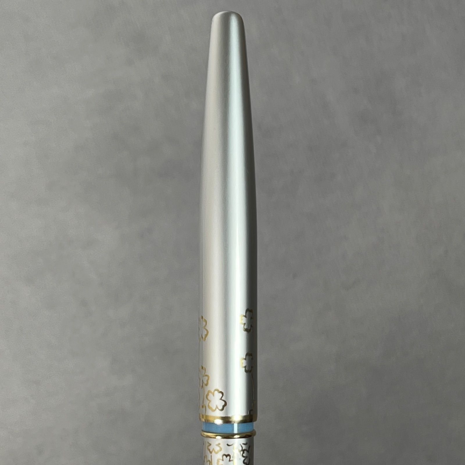 管2603-316】PLATINUM プラチナム ペン先 18K 万年筆 花柄装飾 和柄 