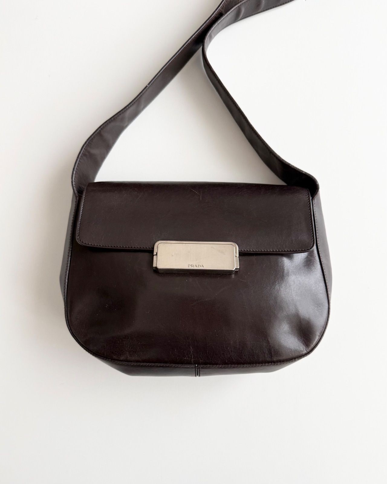 FW1998 PRADA LEATHER SHOULDER BAG プラダ 1998年 archive アーカイブ 