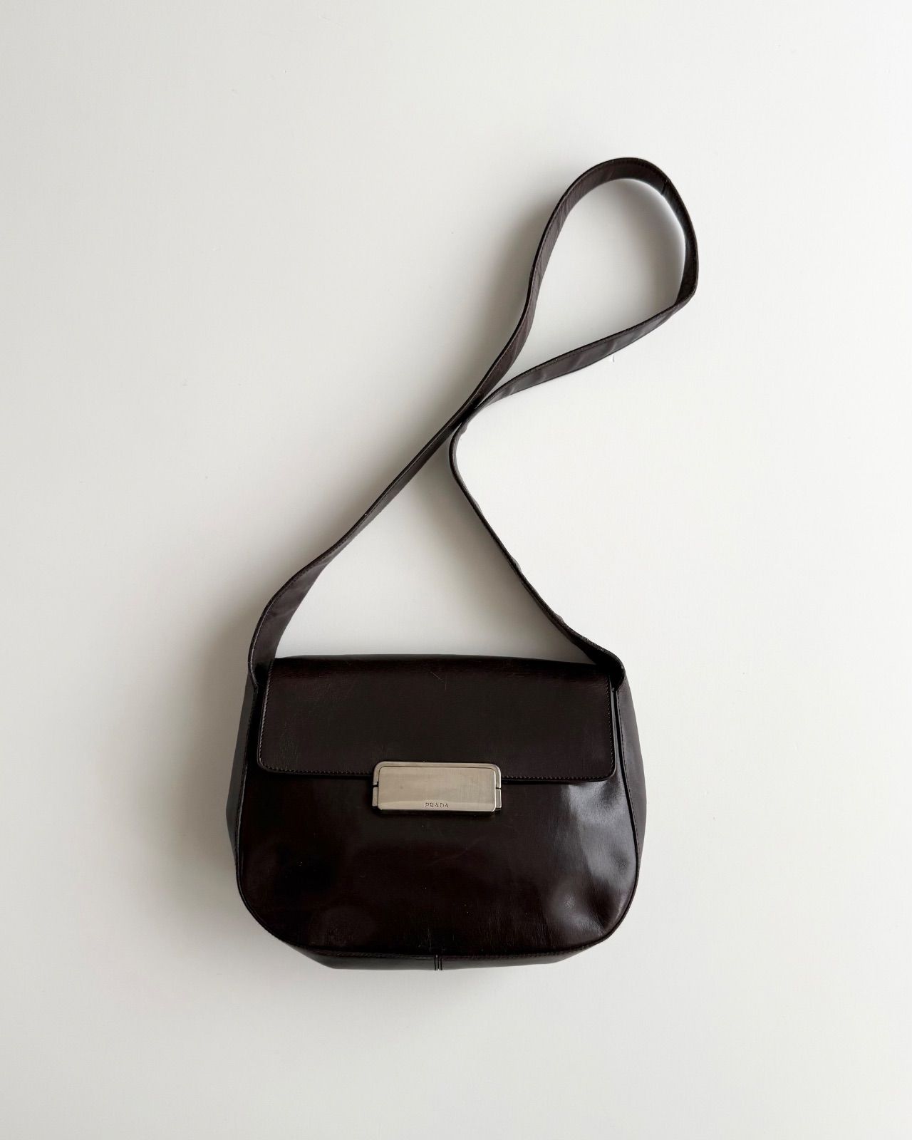 FW1998 PRADA LEATHER SHOULDER BAG プラダ 1998年 archive アーカイブ