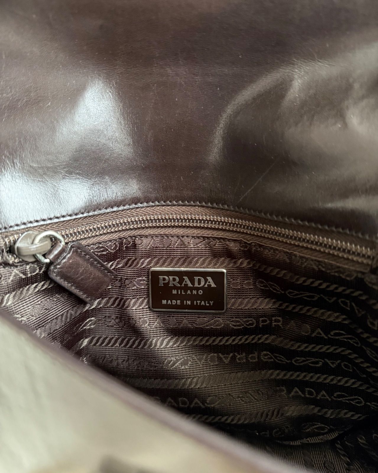 FW1998 PRADA LEATHER SHOULDER BAG プラダ 1998年 archive アーカイブ