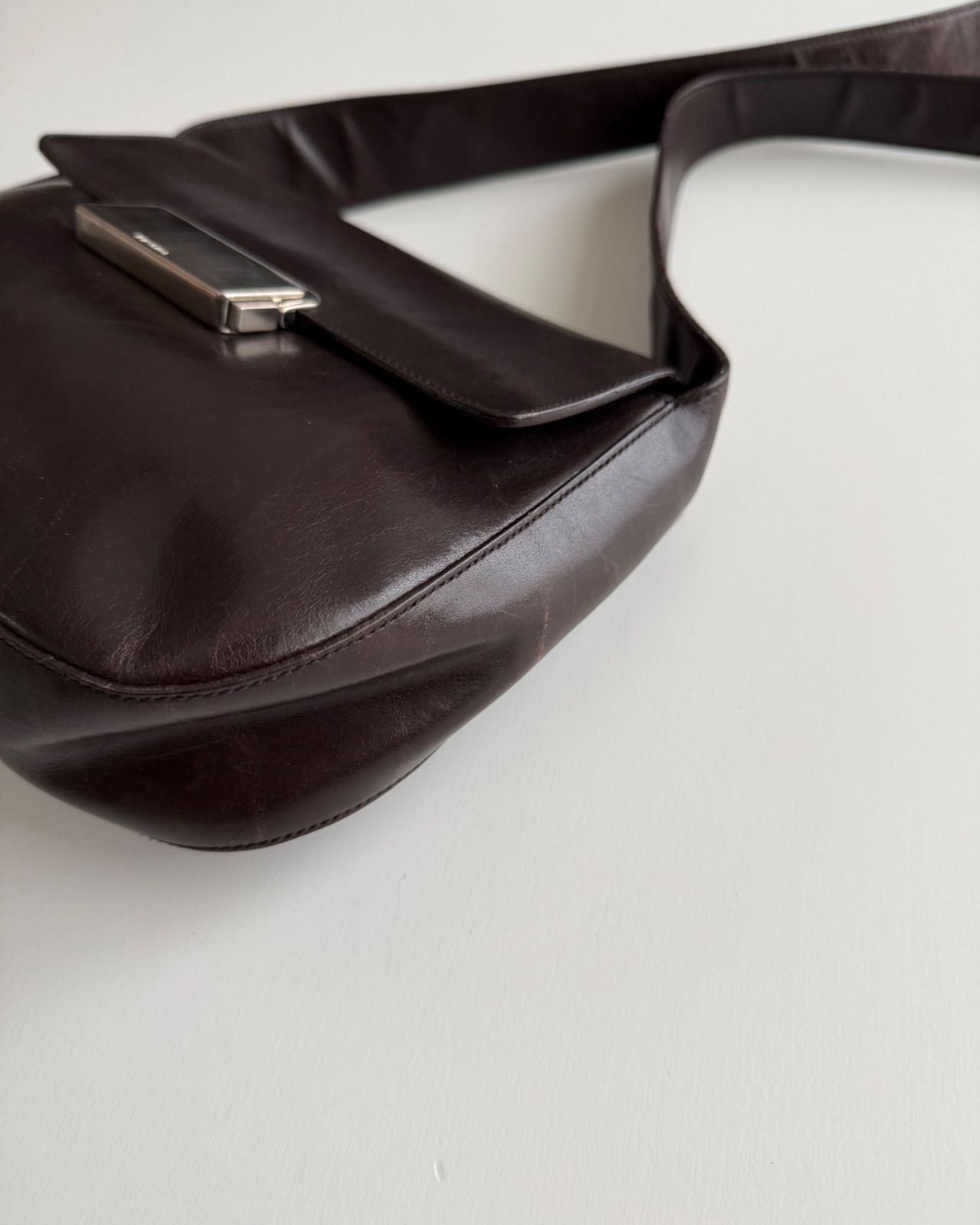 FW1998 PRADA LEATHER SHOULDER BAG プラダ 1998年 archive アーカイブ