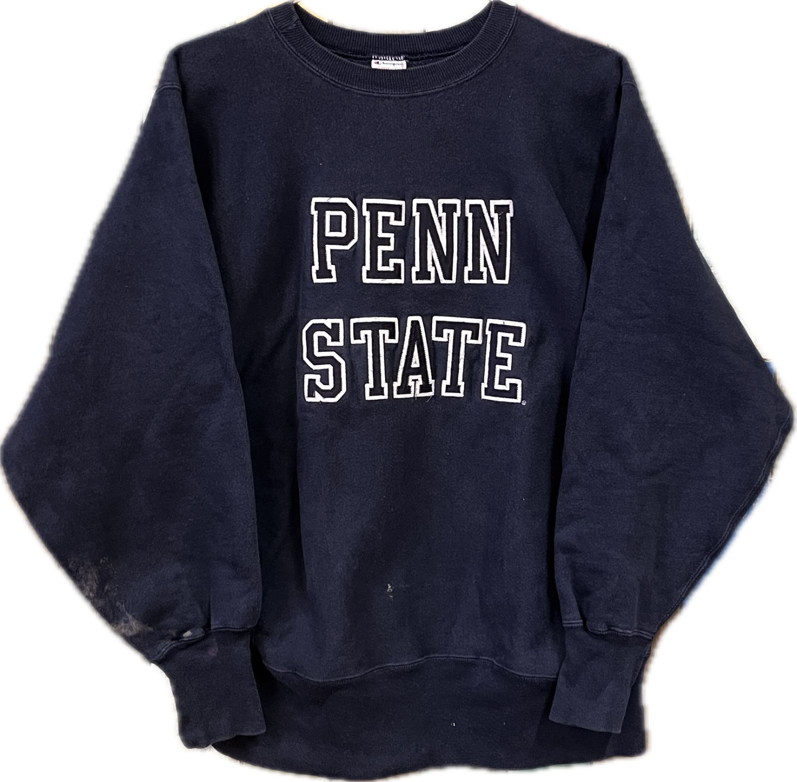 90s後期 Champion REVERSE WEAVE “PENN STATE” 刺繍タグ-大人気激安通販