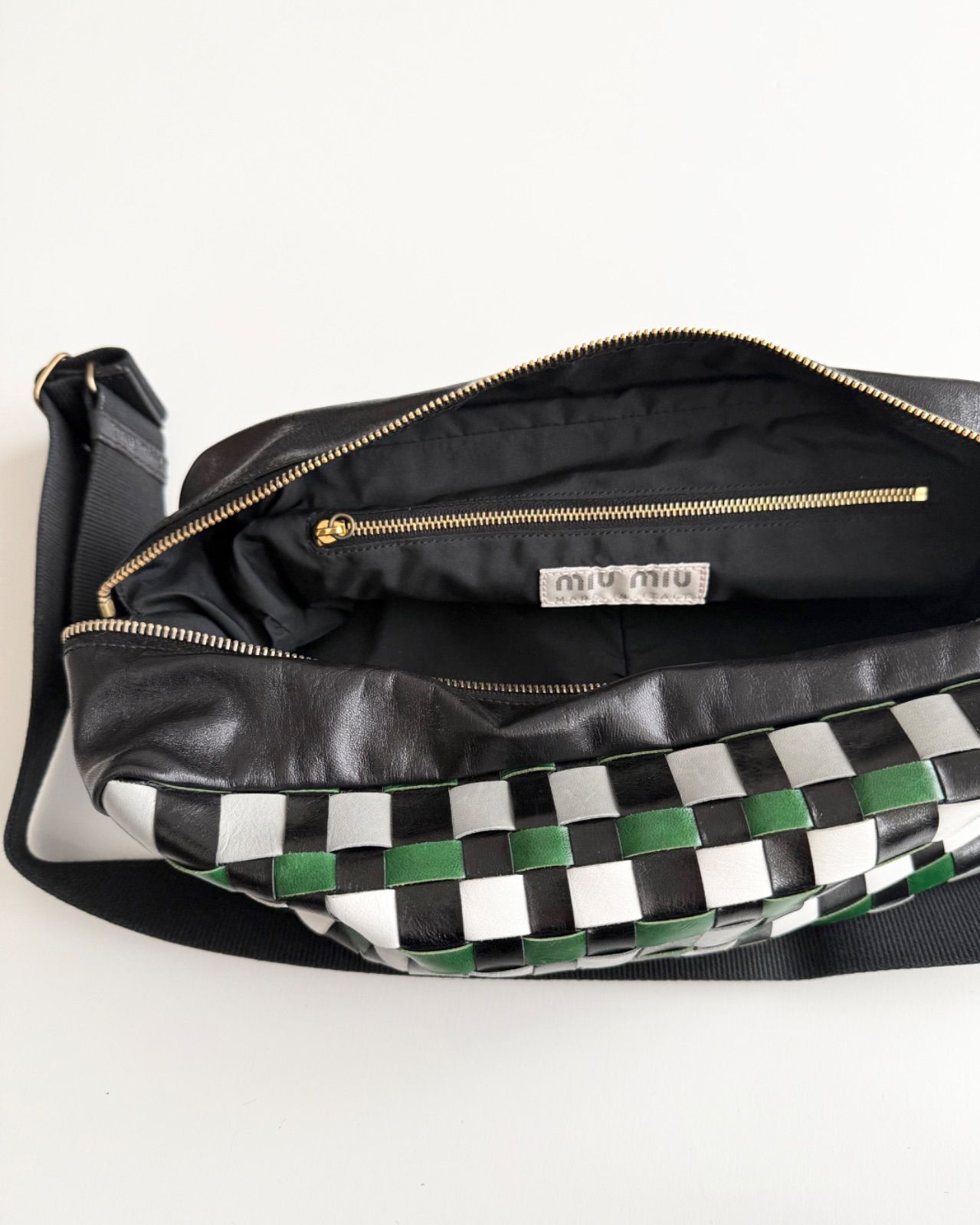 SS2001 MIU MIU LEATHER SHOULDER BAG ミュウミュウ 2001年 ランウェイ 