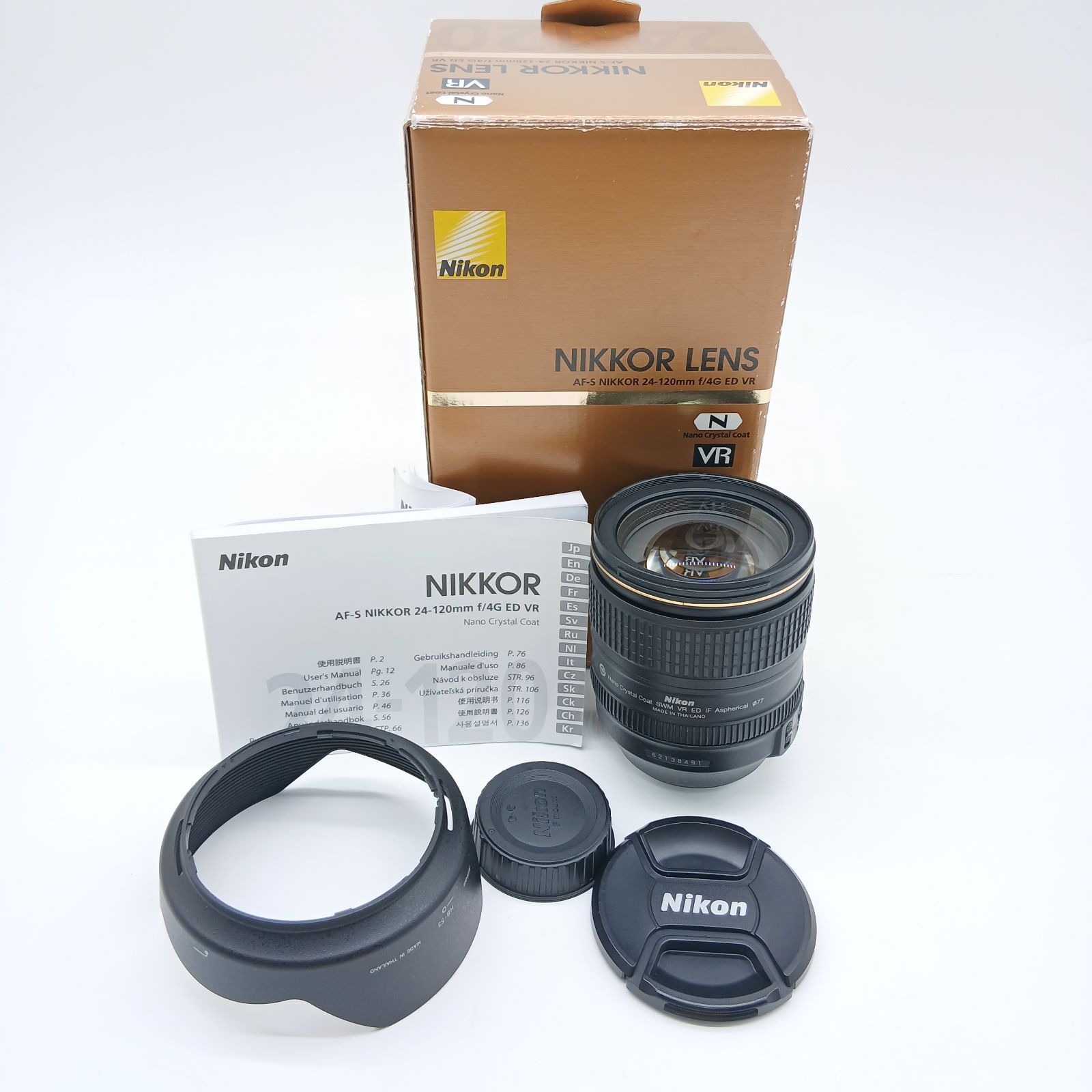 元箱付き！美品 ☆ AF-S NIKKOR 24-120mm f/4G ED VR - メルカリ