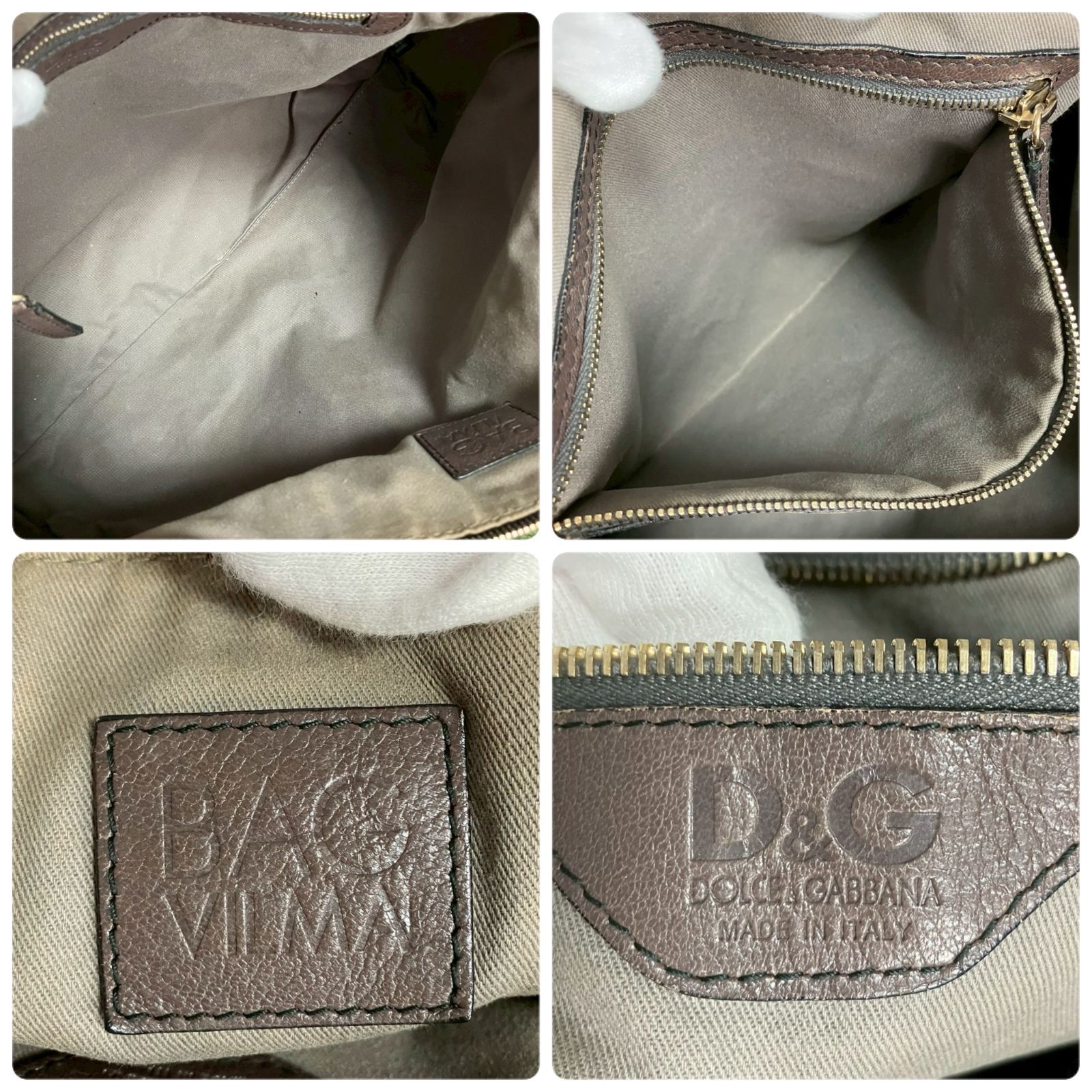 MY0570】Dolce ＆ Gabbana D&G ドルチェアンドガッバーナ 2way トート 