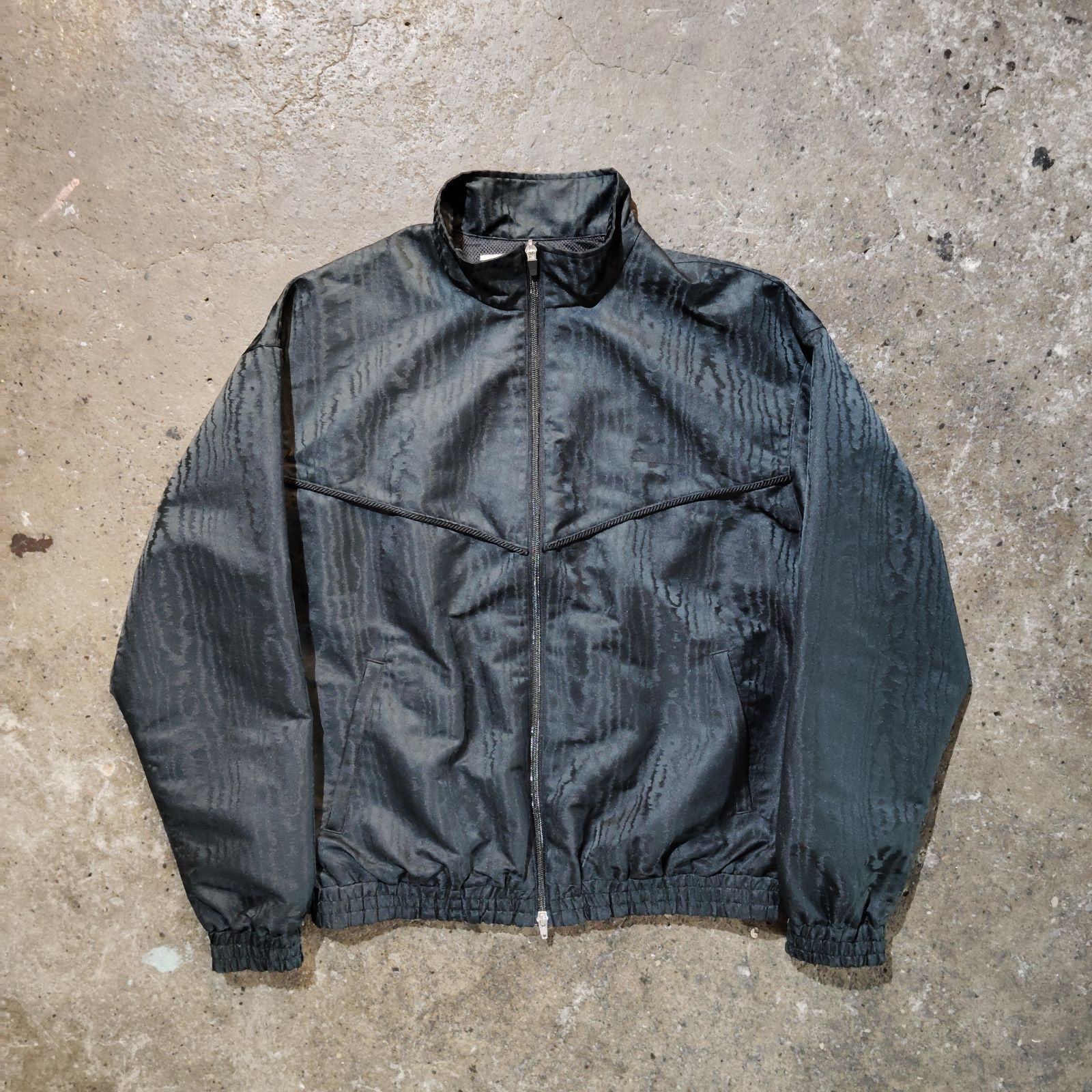 JOHN LAWRENCE SULLIVAN 24ss Moire Jacquard Track Jacket 46 ジョン 