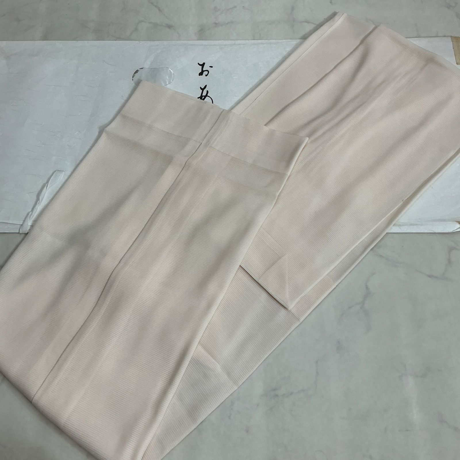 ◆kimono+one◆夏物単衣◆未使用同然◆夏長襦袢◆駒絽織◆正絹◆白半衿付き◆仕付け糸付き◆裄長◆裄67.5肩丈129◆ K1392