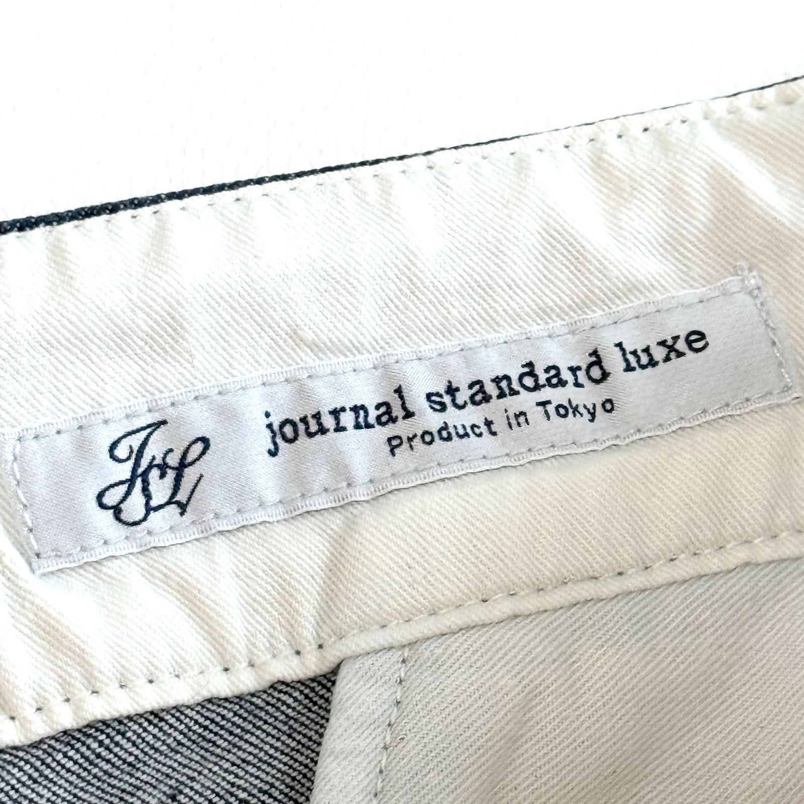 ジャーナルスタンダードラックス journal standard luxe テーパード デニムパンツ 日本製 コットン