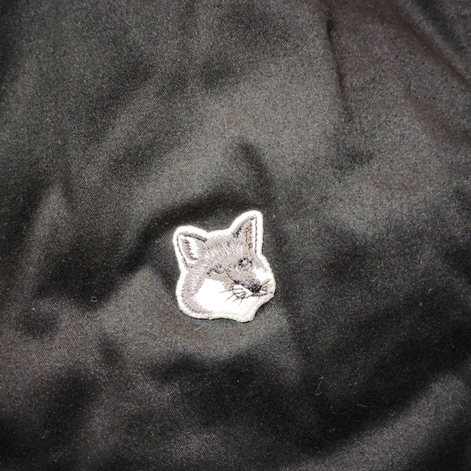 MAISON KITSUNE Cotton Satin Teddy Blouson L メゾンキツネ コットン 