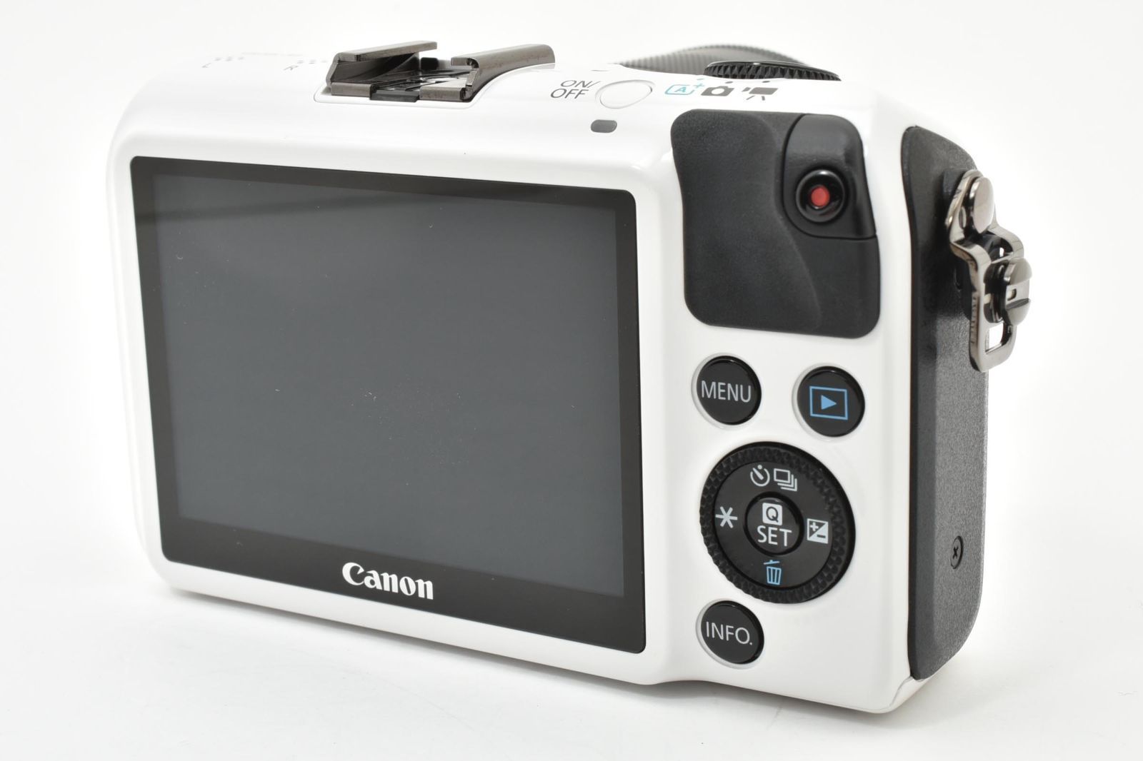 D18[7630]16☆極美品☆ キヤノン Canon EOS M ボディ 18-55mm レンズ