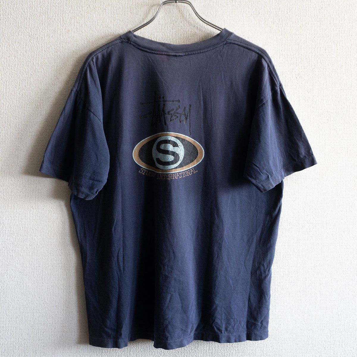 80s/USA製】OLD STUSSY【両面プリント Tシャツ】L ステューシー 