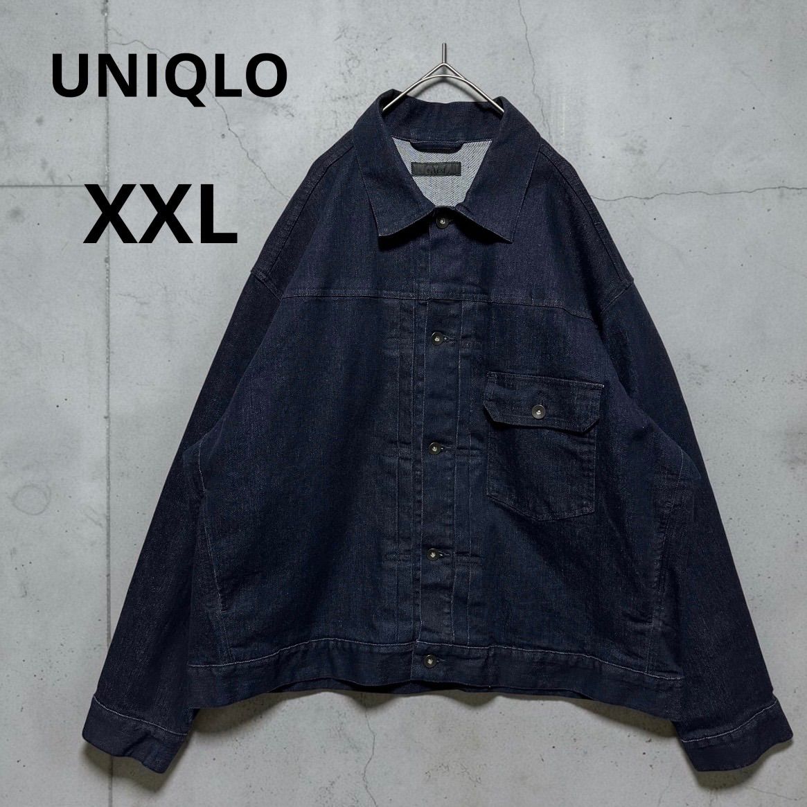 UNIQLO デニムジャケット XXL インディゴブルー 1stタイプ ファースト 