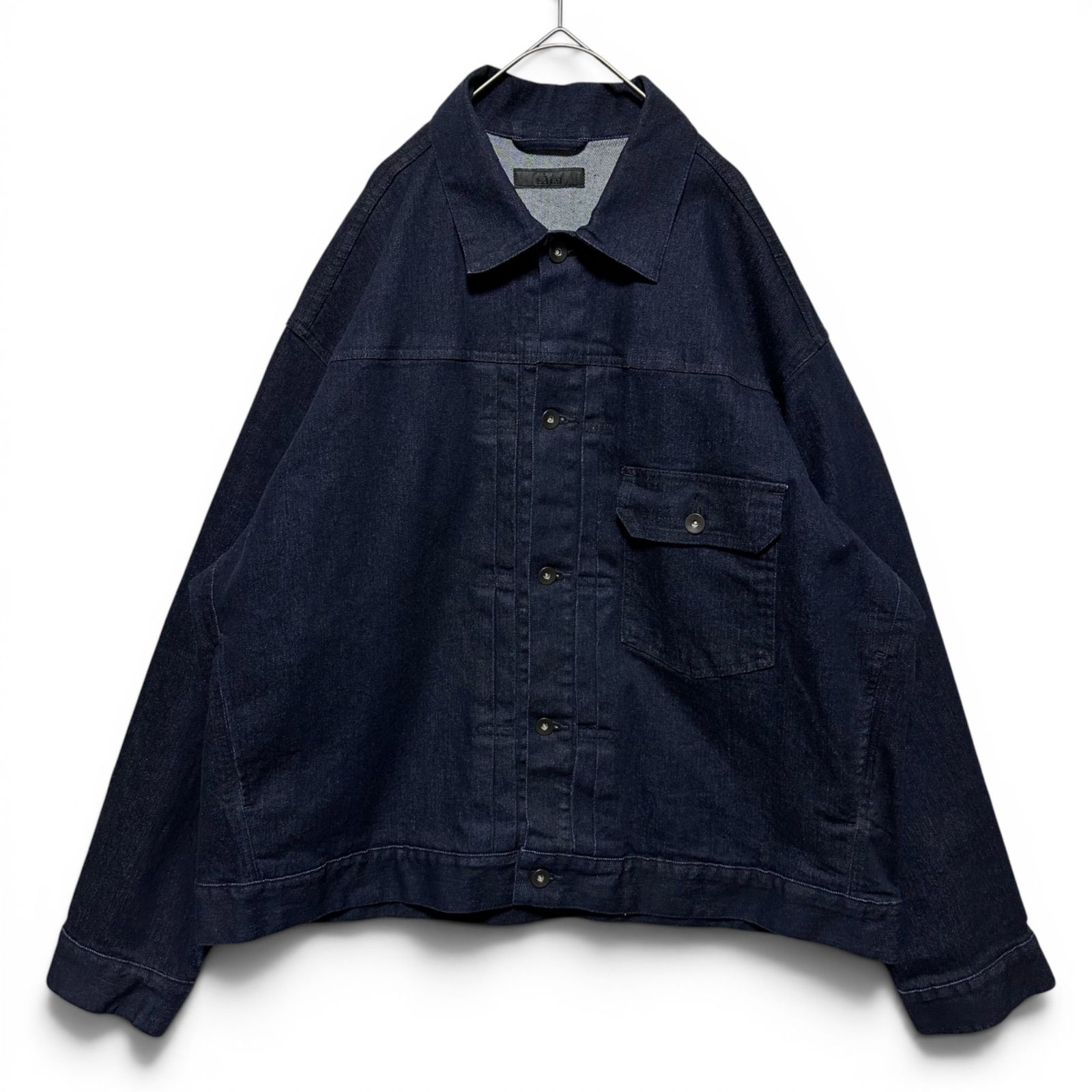 UNIQLO デニムジャケット XXL インディゴブルー 1stタイプ ファースト 