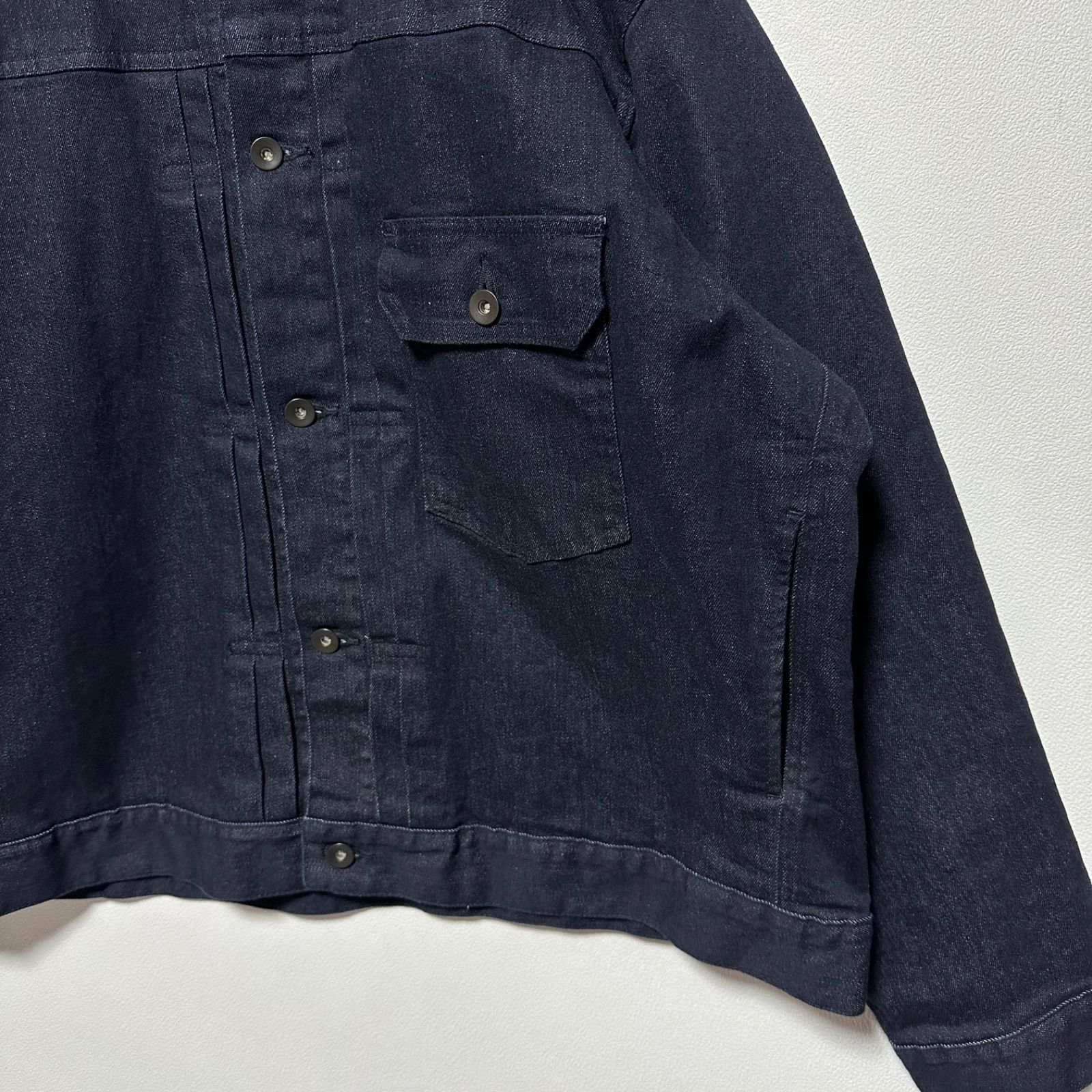 美品 UNIQLO 1st デニムジャケット 濃紺 449616 【XL】 UNIQLO デニム 