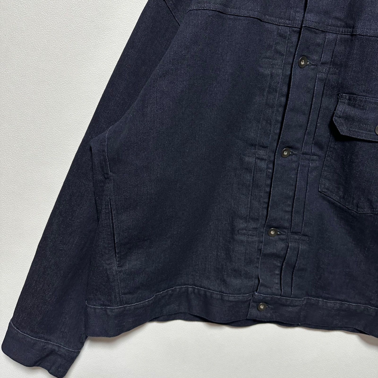 UNIQLO デニムジャケット XXL インディゴブルー 1stタイプ ファースト 