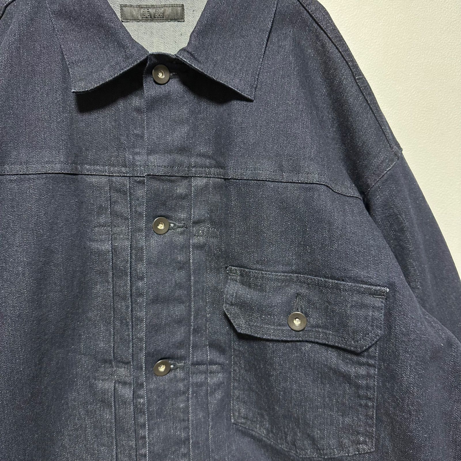 UNIQLO デニムジャケット XXL インディゴブルー 1stタイプ ファースト 