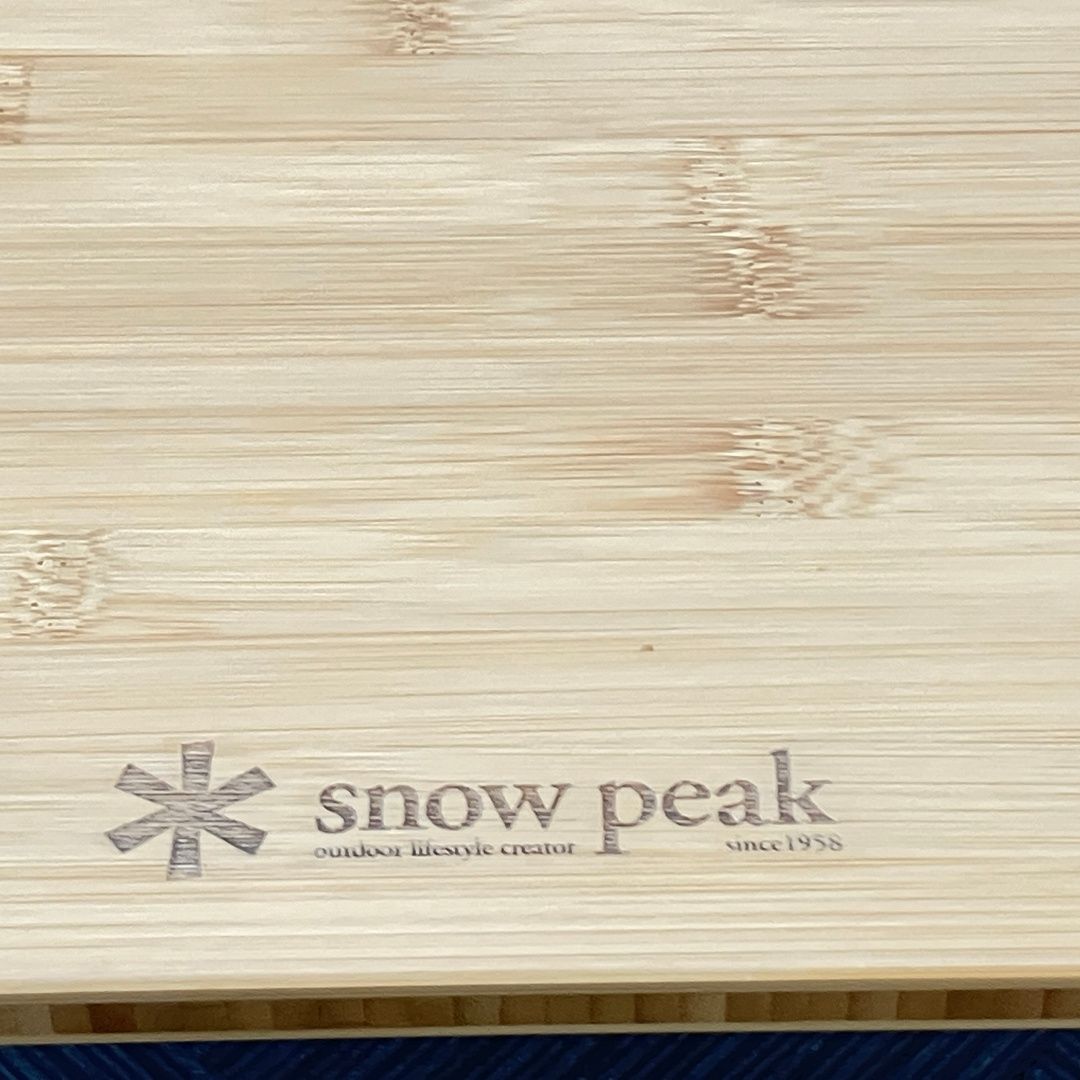 Snow Peak スノーピーク ワンアクションテーブルロング竹 折りたたみ