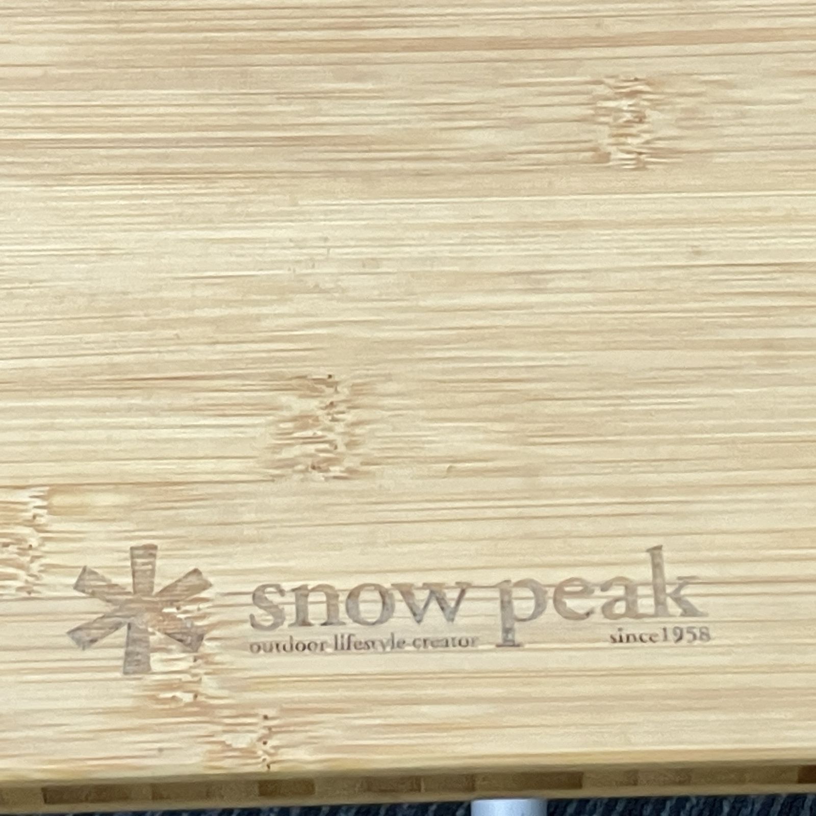  peak 竹製折りたたみテーブル Snow Peak スノーピーク ワンアクションテーブル竹 折りたたみテーブル