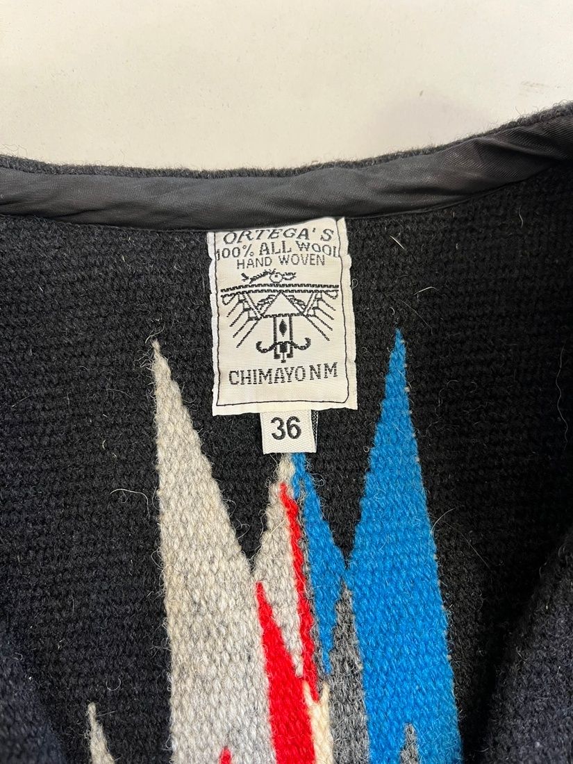 オルテガ ORTEGA'S CHIMAYO VEST チマヨベスト くるみボタン 手織り