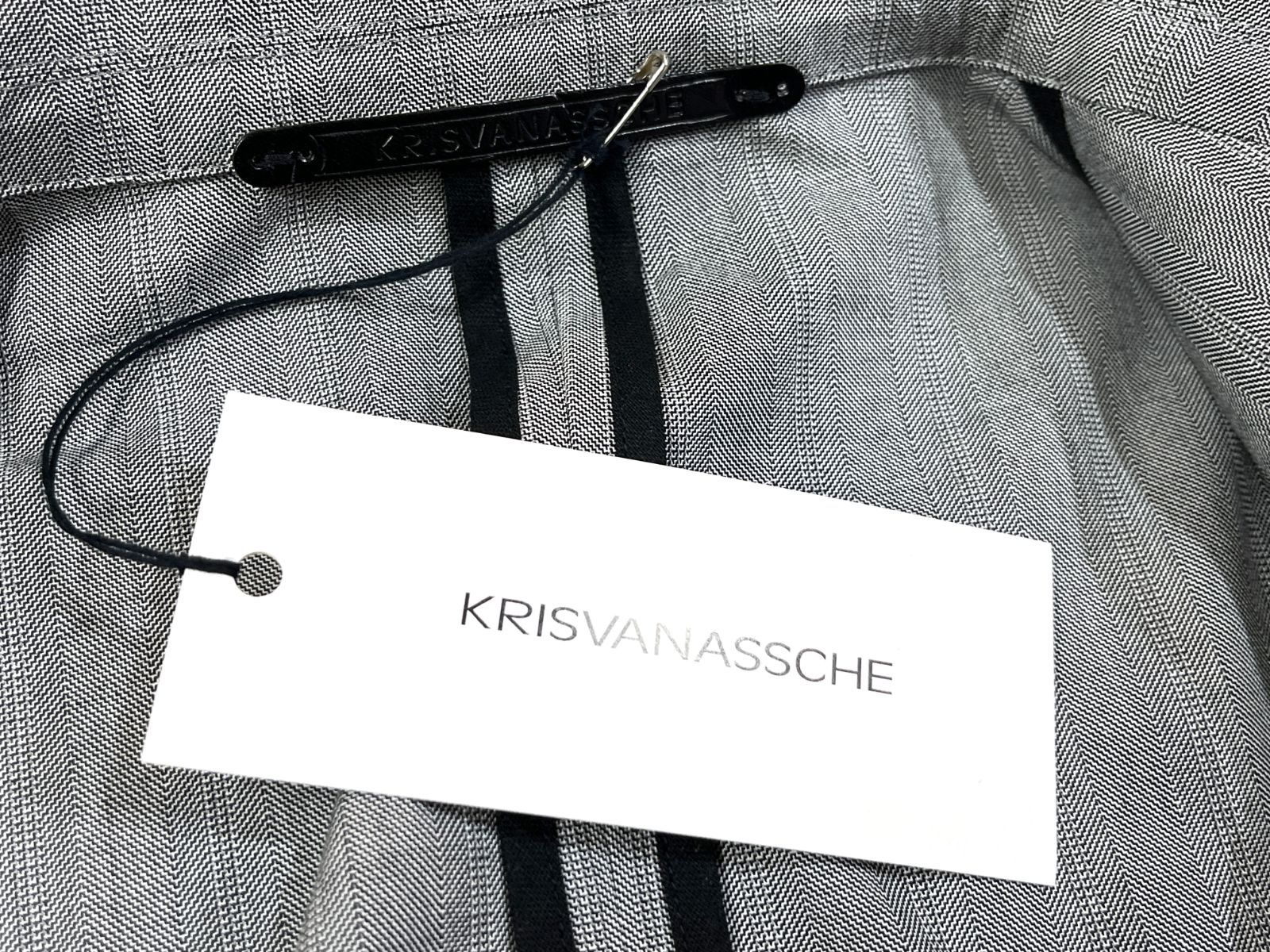 KRIS VAN ASSCHE 名作 アーカイブ ジップテーラードジャケット M KRIS VAN ASSCHE（クリスヴァンアッシュ） テーラードジャケット