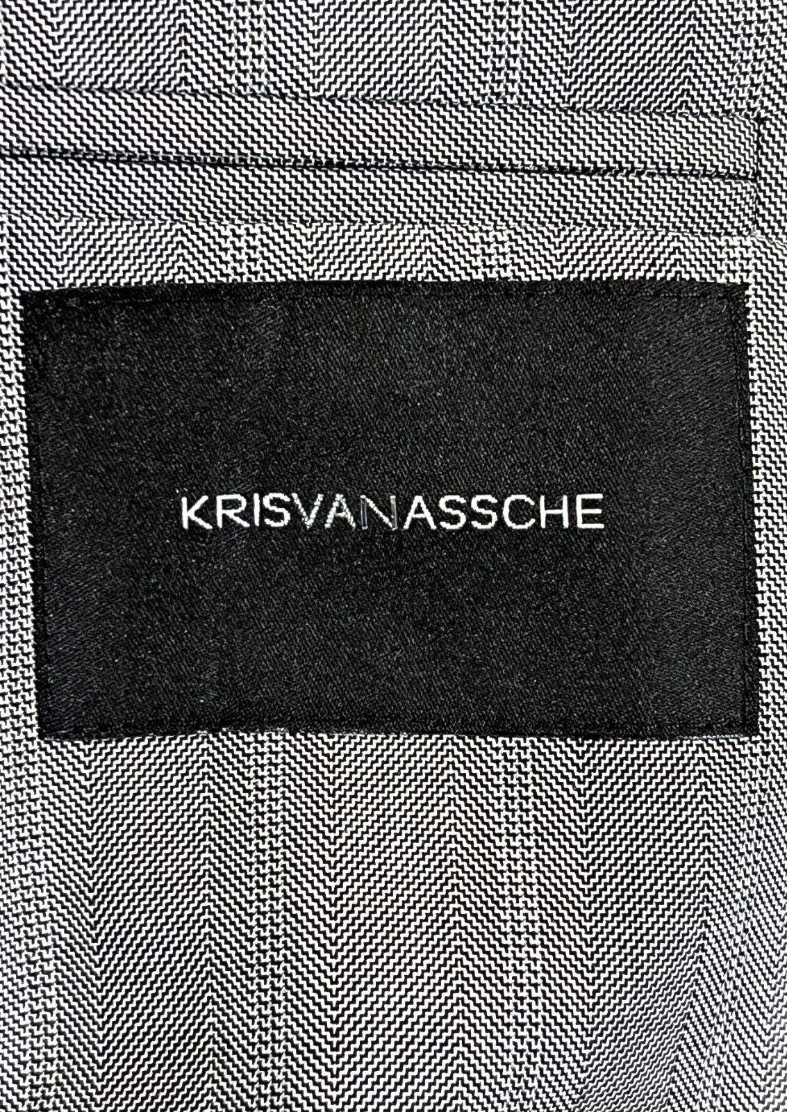 KRIS VAN ASSCHE 名作 アーカイブ ジップテーラードジャケット M 00s アーカイブ デッドストック KRIS VAN ASSCHE｜クリスヴァン