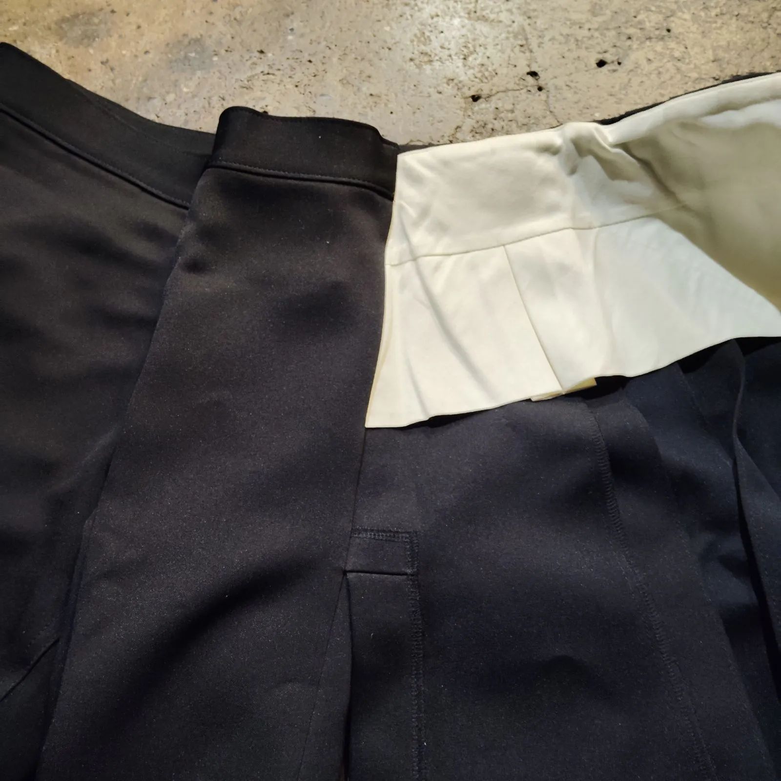 BLACK COMME des GARCONS 12aw スカートドッキングハーフパンツ