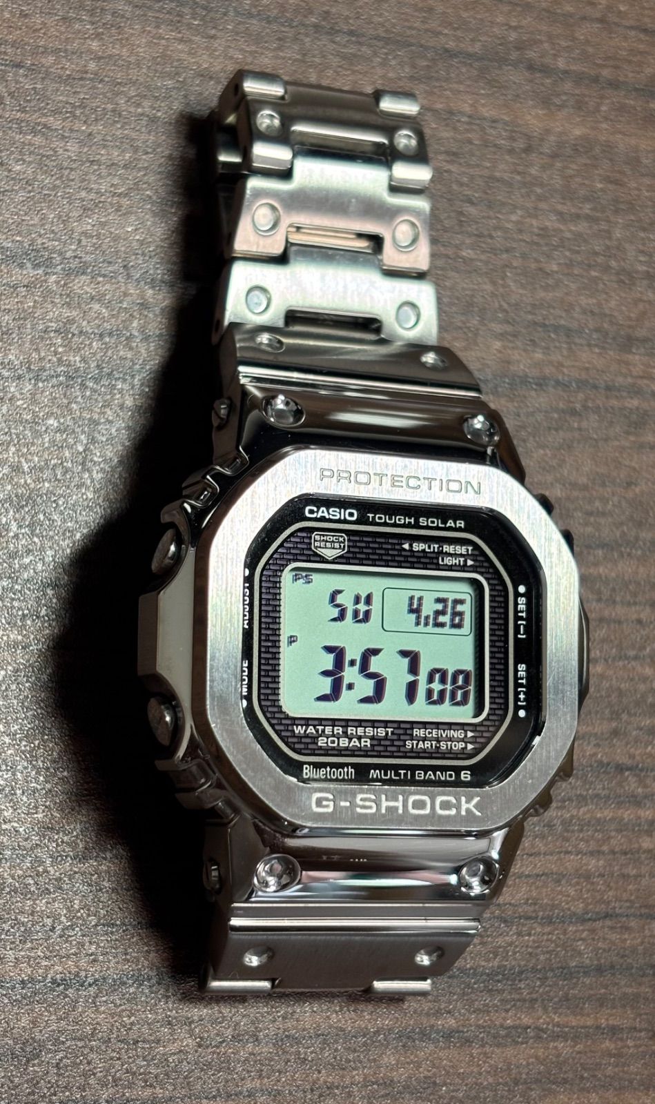 CASIO G-SHOCK GMW-B5000D-1JF 中古 CASIO(カシオ) / G-SHOCK/ソーラー腕時計/デジタル/シルバー/GMW