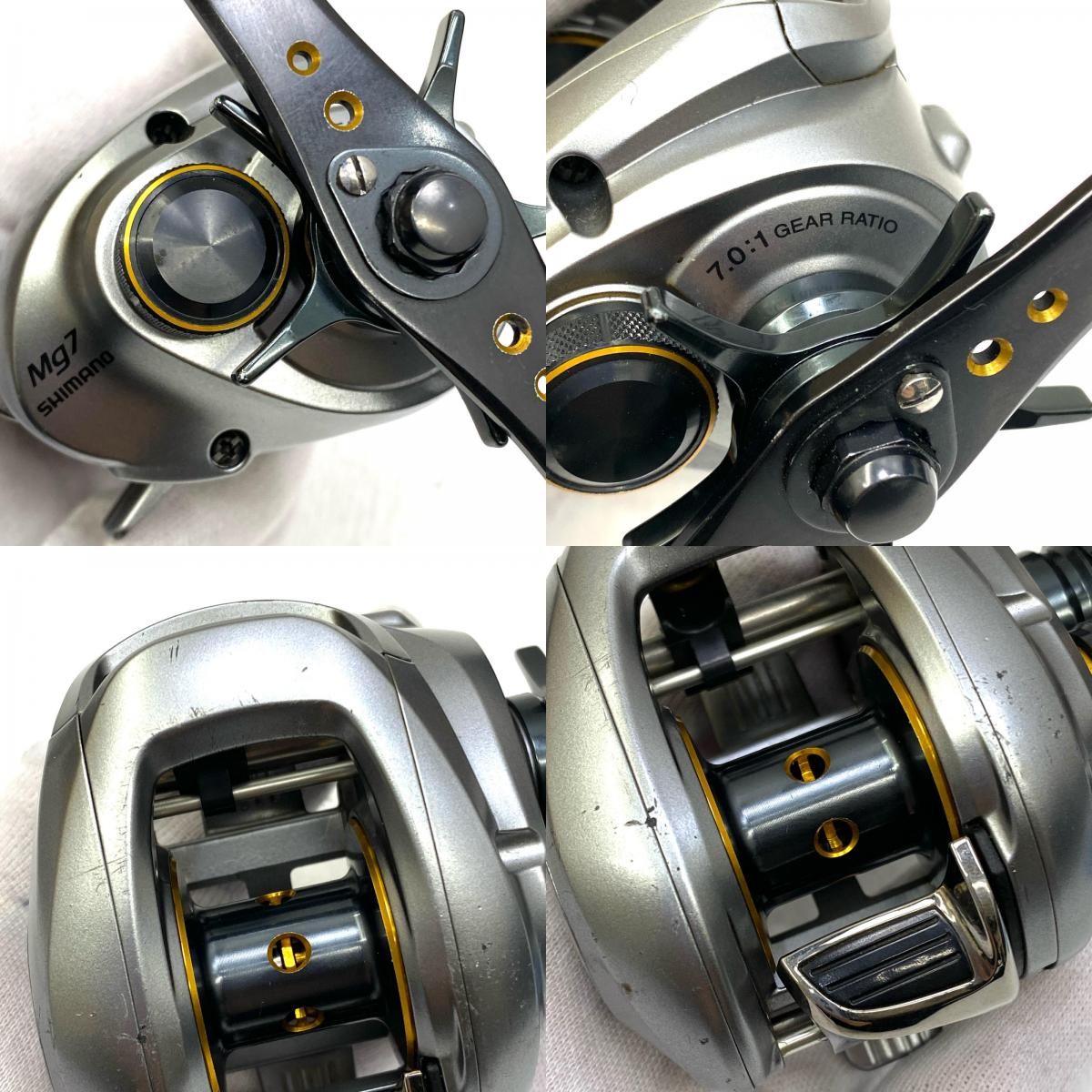 シマノ　SHIMANO　アルデバランMg7　ベイトリール シマノ 09 アルデバラン MG7 左 ベイト リール レフト SHIMANO シマノ