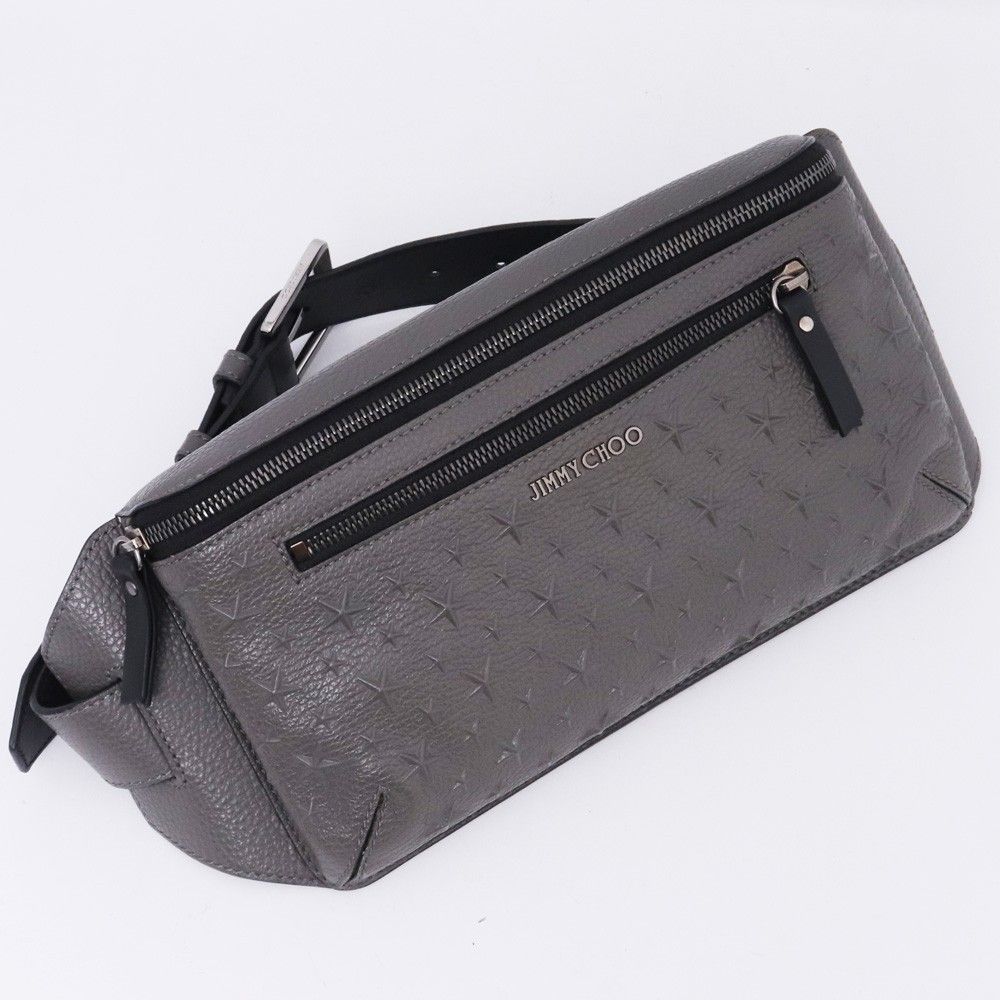 ✨極美品✨ JIMMY CHOO デリー スタッズ エンボス ボディバッグ JIMMY CHOO ジミーチュウ OSCAR エンボス スタッズ ボディバッグ