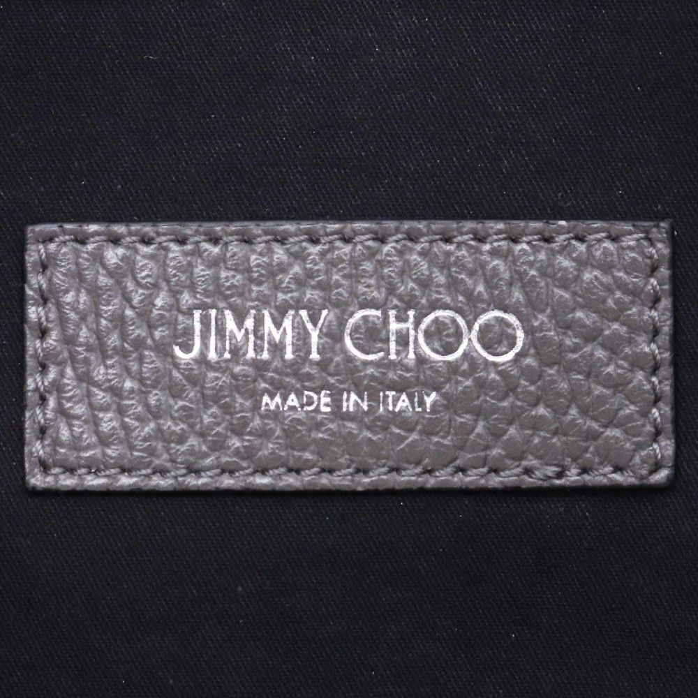 JIMMY CHOO スターエンボス ボディバッグ グレー - メルカリ