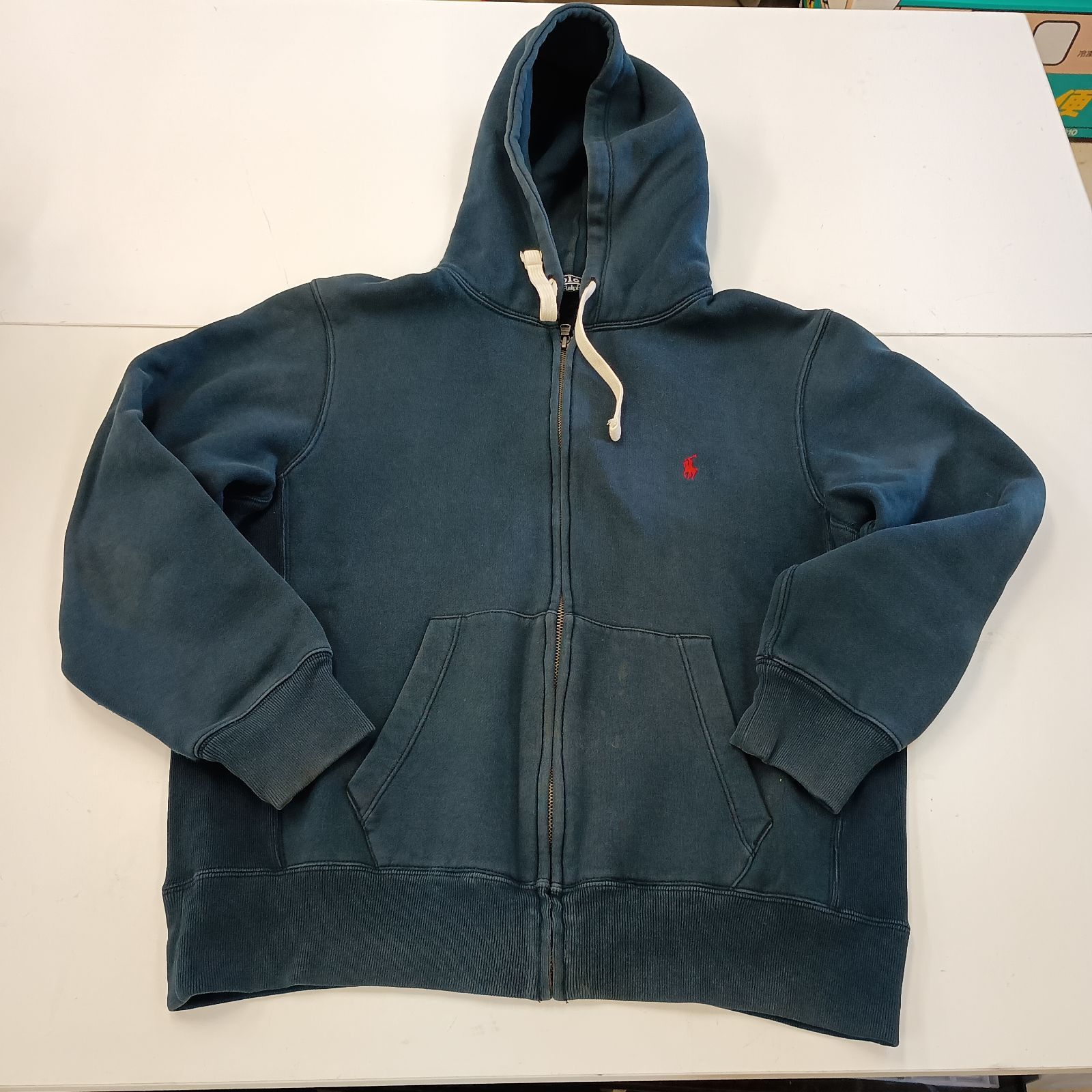 RALPH LAUREN ラルフローレン パーカー ネイビー POLO L POLO RALPH LAUREN (ポロラルフローレン) ワンポイント フルジップ