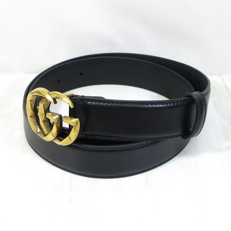 三重本店】 中古 GUCCI | グッチ 795527 0AAAR ダブルG レザーベルト
