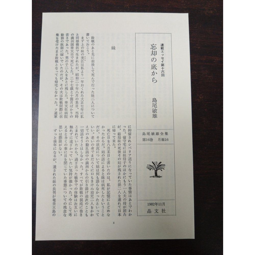 島尾敏雄全集 全10巻セット 晶文社 島尾敏雄全集 全巻セット／17巻揃 晶文社【月報揃】 - メルカリ
