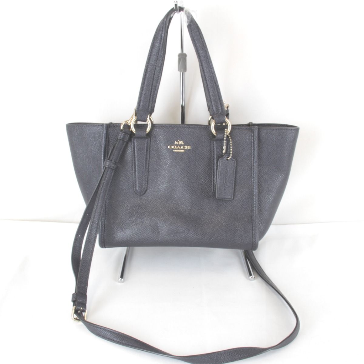 『USED』 COACH コーチ 2wayショルダー D1723-F11925 ショルダーバッグ レザー ネイビー【中古】 USED』 コーチ 2wayショルダー D1723-F11925 ショルダーバッグ レザー