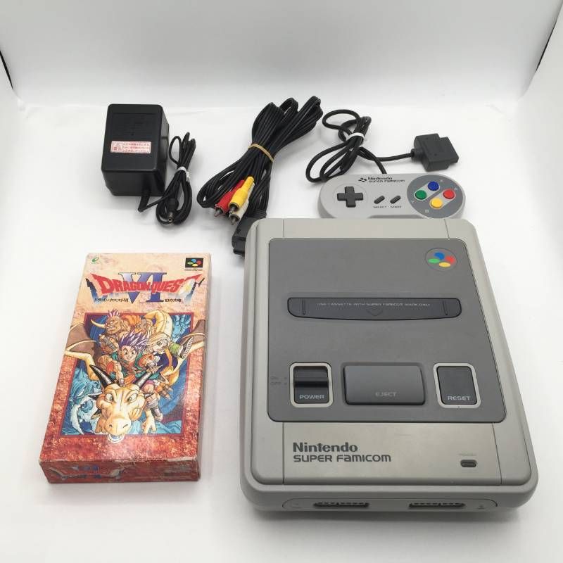 【ジャンクメンテナンス/改造/動作品】GAMETECH アドファミ 箱/取説等付 動作品】ニンテンドー スーパーファミコン 1CHIP 本体一式