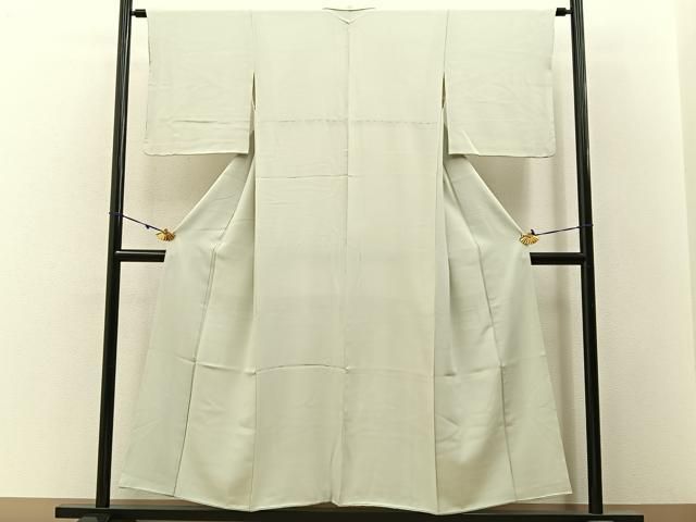 平和屋着物●上質な色無地　白橡色　正絹　逸品　AABG9895cs 平和屋着物□上質な色無地 白緑色 正絹 逸品 BAAW9554hj - メルカリ