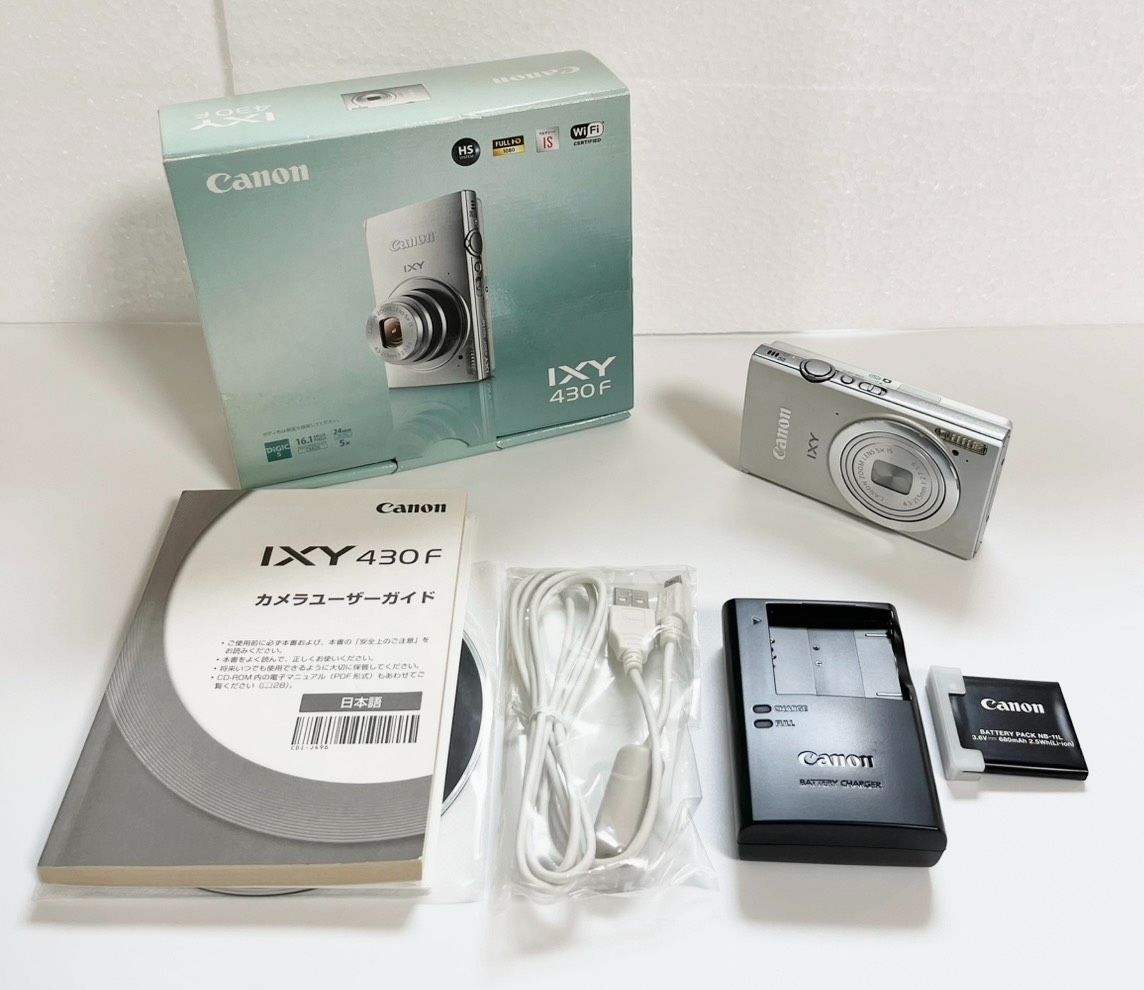 【動作品】Canon IXY 430F コンデジ デジカメ カメラ シルバー s-l400.jpg