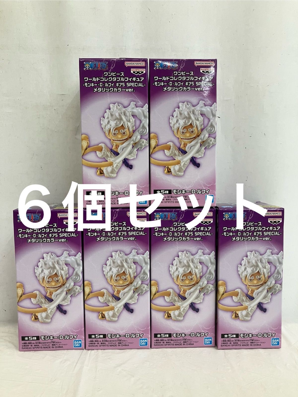 ワンピース WCF ワールドコレクタブルフィギュア レア6体セット 未開封 ONE PIECE ワンピース ワールドコレクタブルフィギュア ギア5